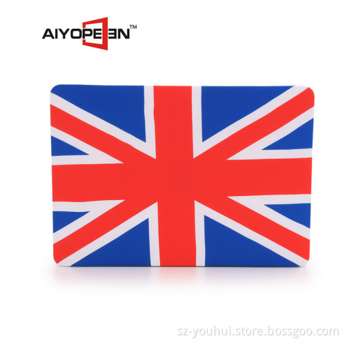 OEM factory Fashion British Flag Pattern PC Hard Cover Laptop Case For Macbook 11/12/13/15 inch